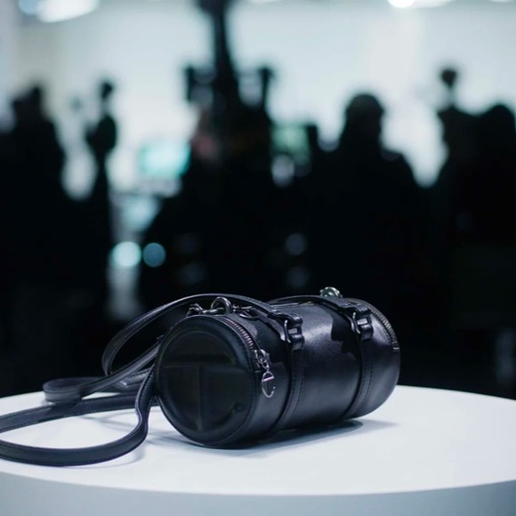 Telfar Women's Small Faux Leather Duffle Bag 8.5”x 4.5”x 4” - Picture 4 of 11